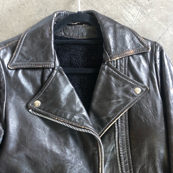 Vintage leather jacket - Picture 2 of 4